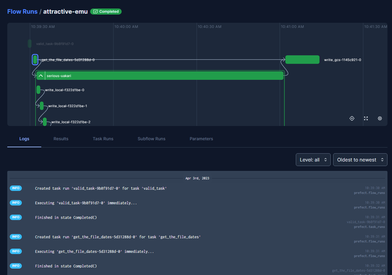 ozkary-data-engineering-prefect-flow-run