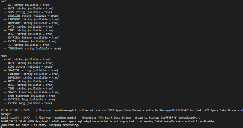 Data Engineering Process Fundamentals - Data Streaming Spark Consumer Log